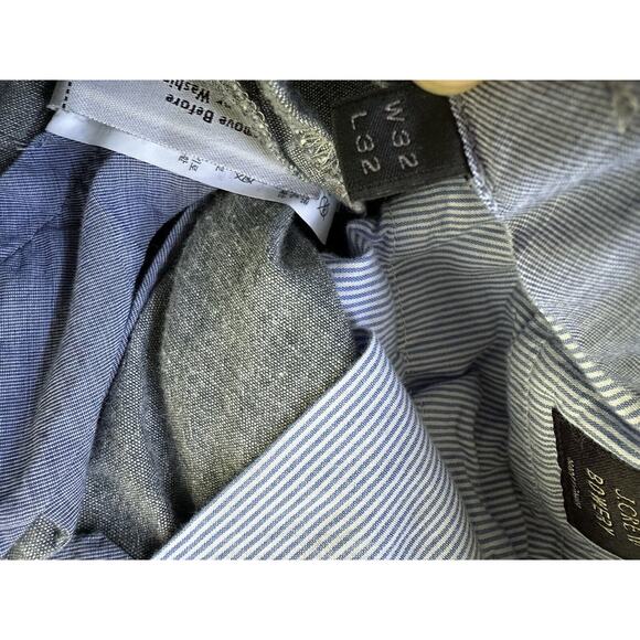 J. Crew Chinos Gray Straight Leg Cotton Mid Rise Pants Women’s Size 27 - Picture 5 of 9